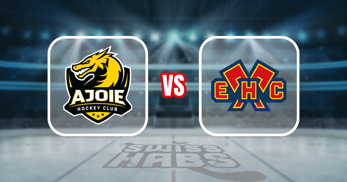 Teamaufstellung und nicht verfügbare Spieler für das Spiel Ajoie vs. Biel